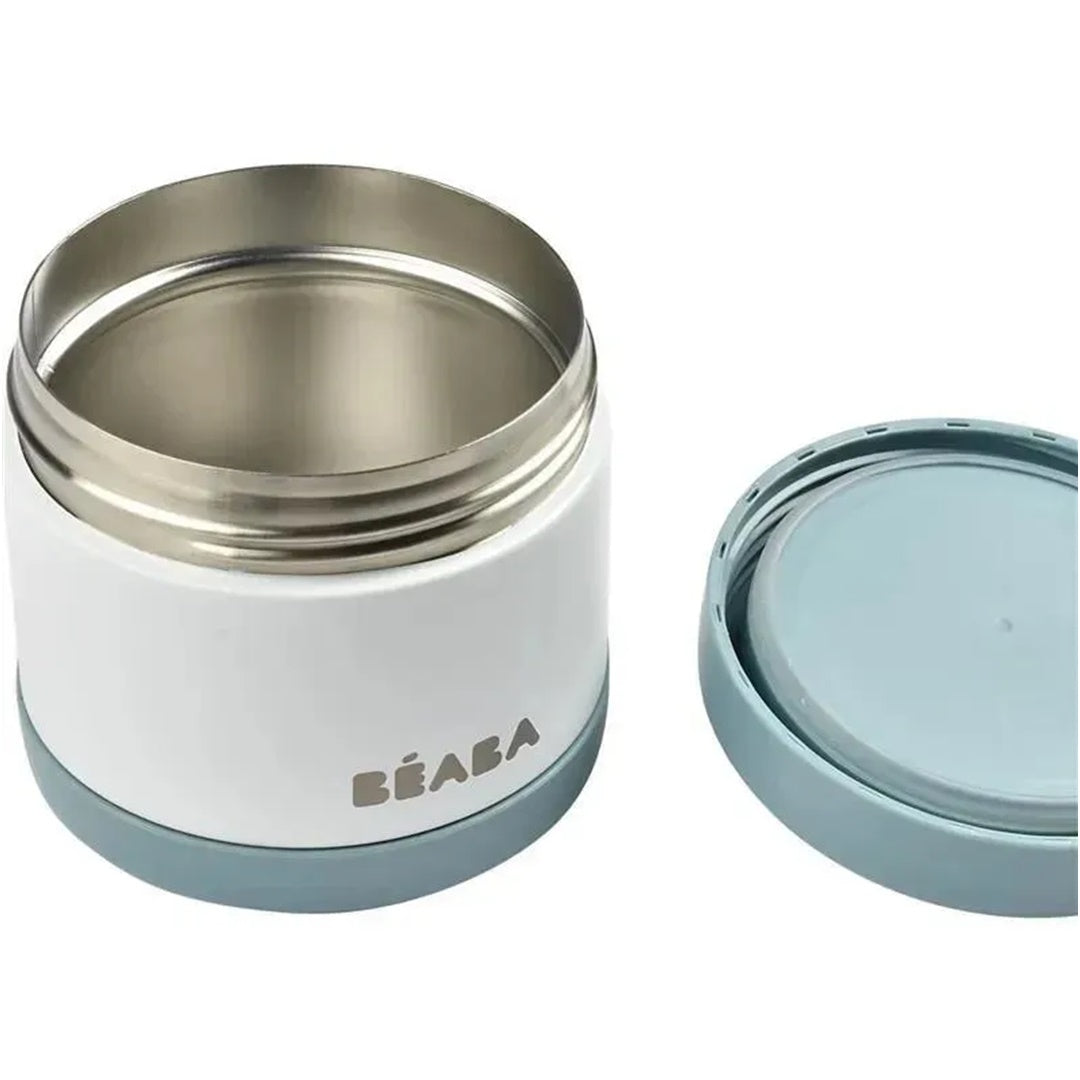 Beaba - Jarra de Aço Inoxidável 16 Oz, Nuvem