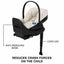 Bebê Conforto Cybex Cloud G Lux With SensorSafe Seashell Beige - Cybex Babytunes