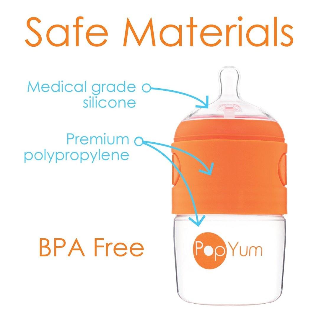 Bico De Mamadeira Popyum Fluxo Lento 0+ - PopYum Babytunes