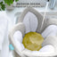 Almofada Para Banho Blooming Bath Gray/Light Yellow on Luna Baby Store Miami