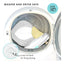Almofada Para Banho Blooming Bath Gray/Light Yellow on Luna Baby Store Miami