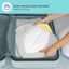 Almofada Para Banho Blooming Bath Gray/Light Yellow on Luna Baby Store Miami