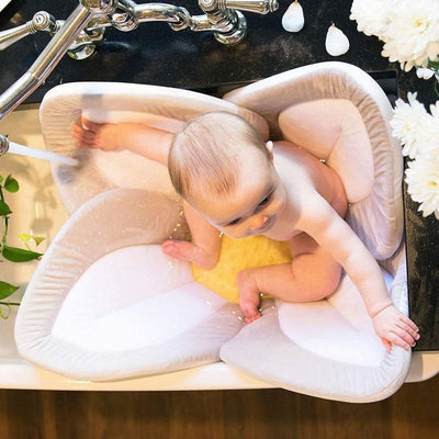 Almofada Para Banho Blooming Bath Gray/Light Yellow