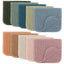Pacote com 6 paninhos de musselina Comfy Cubs Burp - Blush on Luna Baby Store Miami