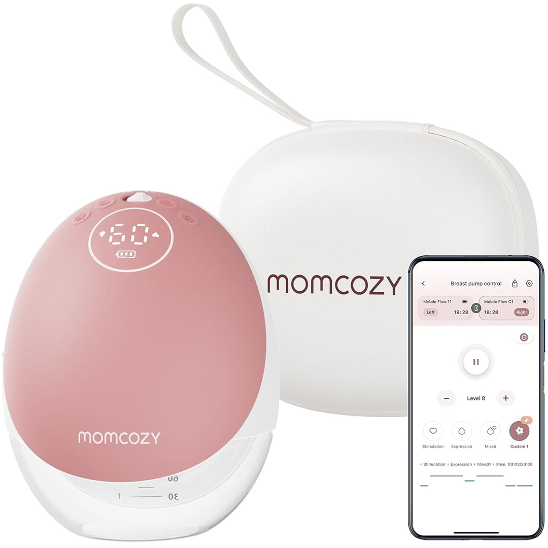 Momcozy M9 Hands-Free Wearable Electric Breast Pump Single - Luna Baby Store Miami