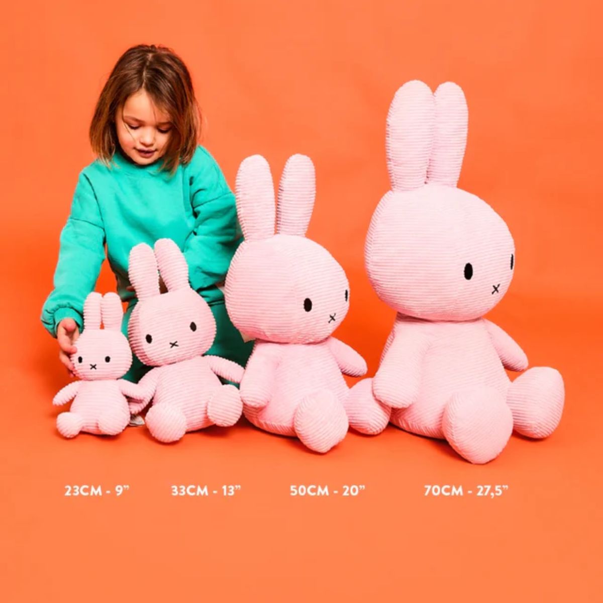 Pelúcia Bon Ton Toys ECO Corduroy Miffy Pink

