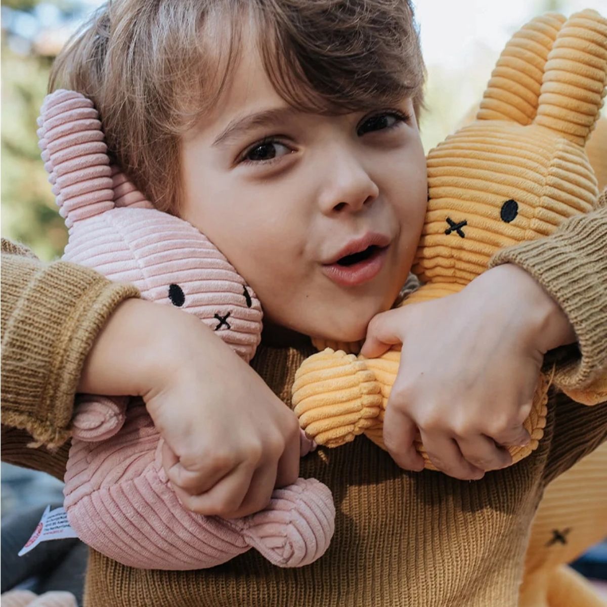 Pelúcia Bon Ton Toys ECO Corduroy Miffy Pink

