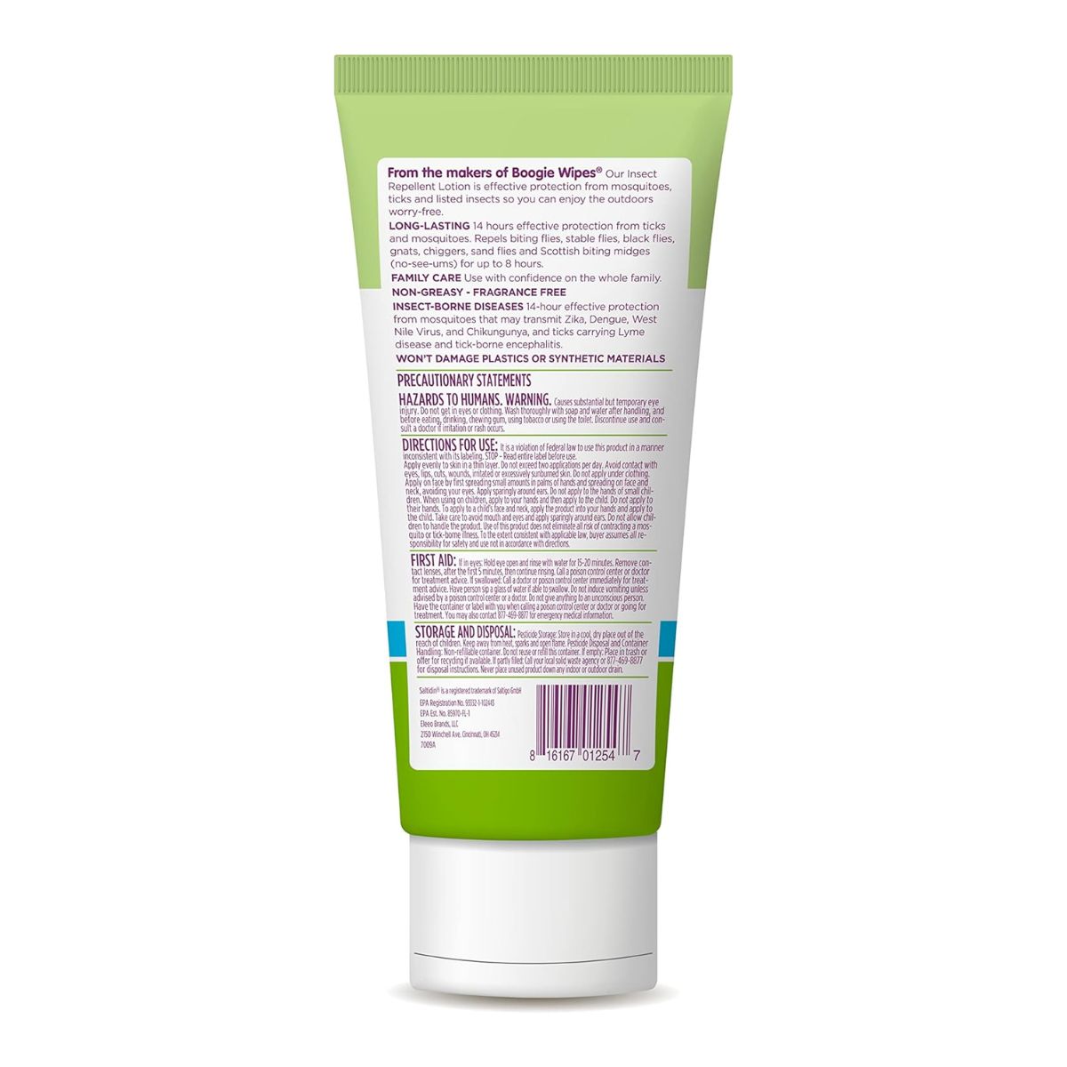 Boogie Insect Repellent Lotion with 20% Picaridin(Unscented) - 6.0 oz on Luna Baby Store Miami