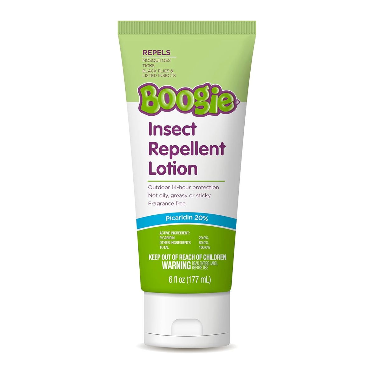 Boogie Insect Repellent Lotion with 20% Picaridin(Unscented) - 6.0 oz on Luna Baby Store Miami