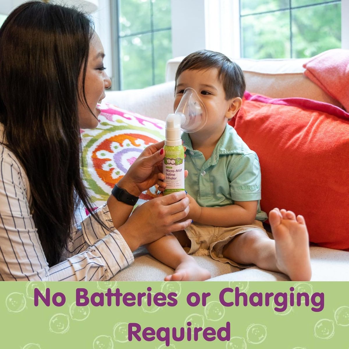 Inalador Spray Saline Micro-Mist Boogie Para Constipação Nasal