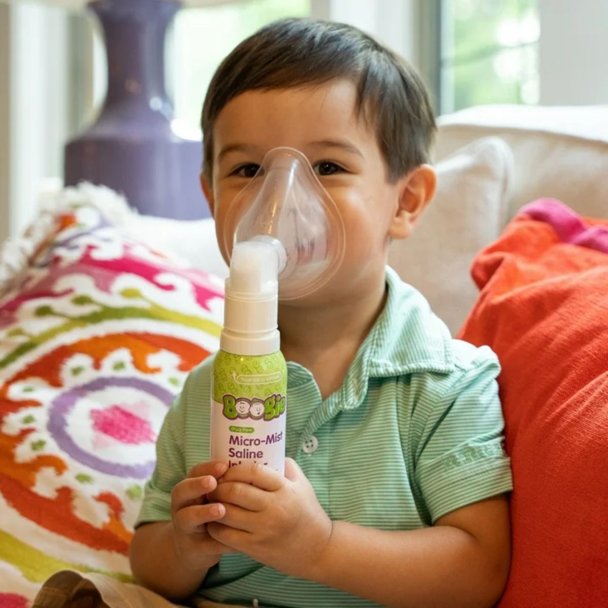 Inalador Spray Saline Micro-Mist Boogie Para Constipação Nasal