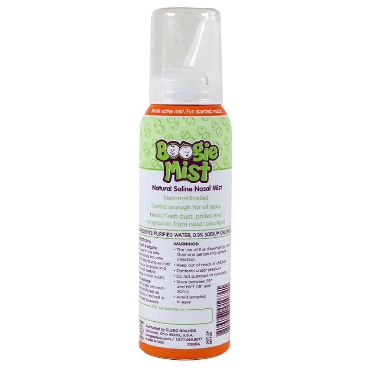 Spray Nasal Infantil Boogie Mist Fresh Scent