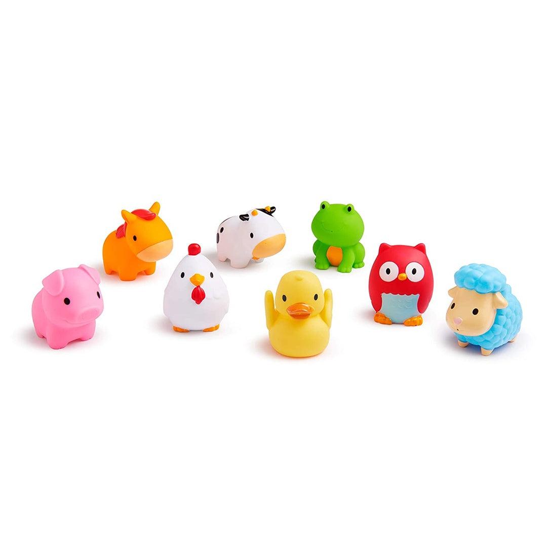 Brinquedo Para Banho Munchkin 8 Bichinhos Fazendinha on Luna Baby Store Miami