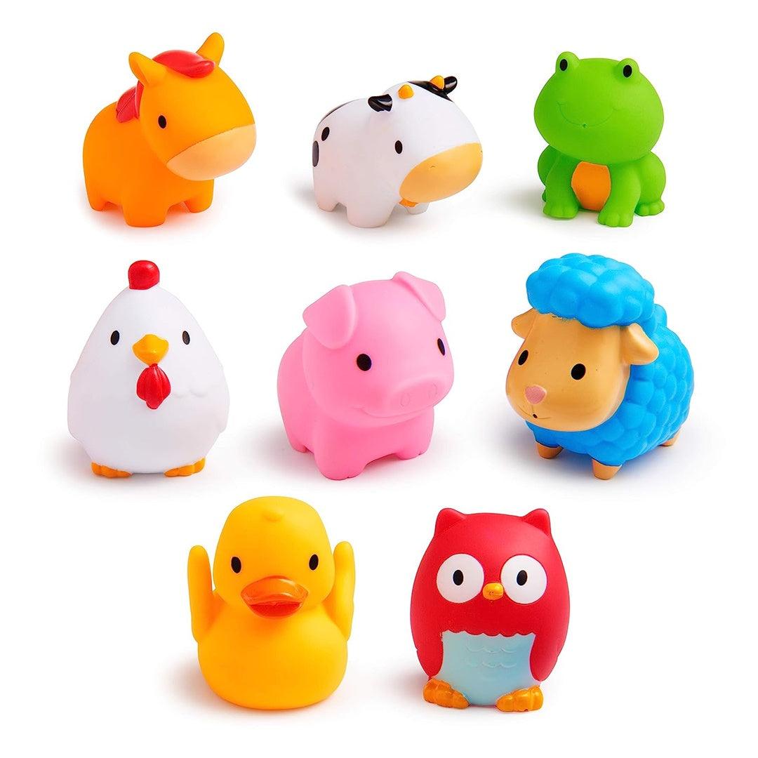 Brinquedo Para Banho Munchkin 8 Bichinhos Fazendinha on Luna Baby Store Miami