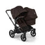 Bugaboo Donkey 6 Twin Complete Stroller Bundle - Black / Cocoa Brown on Luna Baby Store Miami