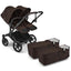 Bugaboo Donkey 6 Twin Complete Stroller Bundle - Black / Cocoa Brown on Luna Baby Store Miami