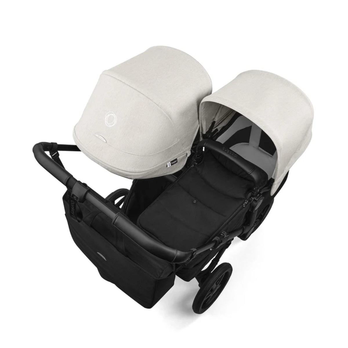 Bugaboo Donkey 6 Twin Complete Stroller Bundle - Black / Heritage Black / Misty White