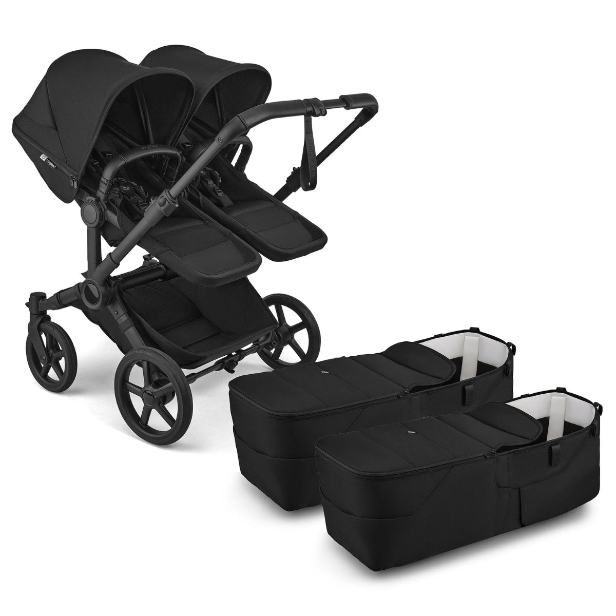 Bugaboo Donkey 6 Twin Complete Stroller Bundle - Black / Heritage Black on Luna Baby Store Miami