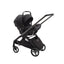 Carrinho de Bebê Bugaboo Dragonfly Midnight black/ Skyline blue com estrutura grafite on Luna Baby Store Miami