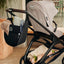 Carrinho de Bebê Bugaboo Dragonfly Midnight black/ Skyline blue com estrutura grafite on Luna Baby Store Miami