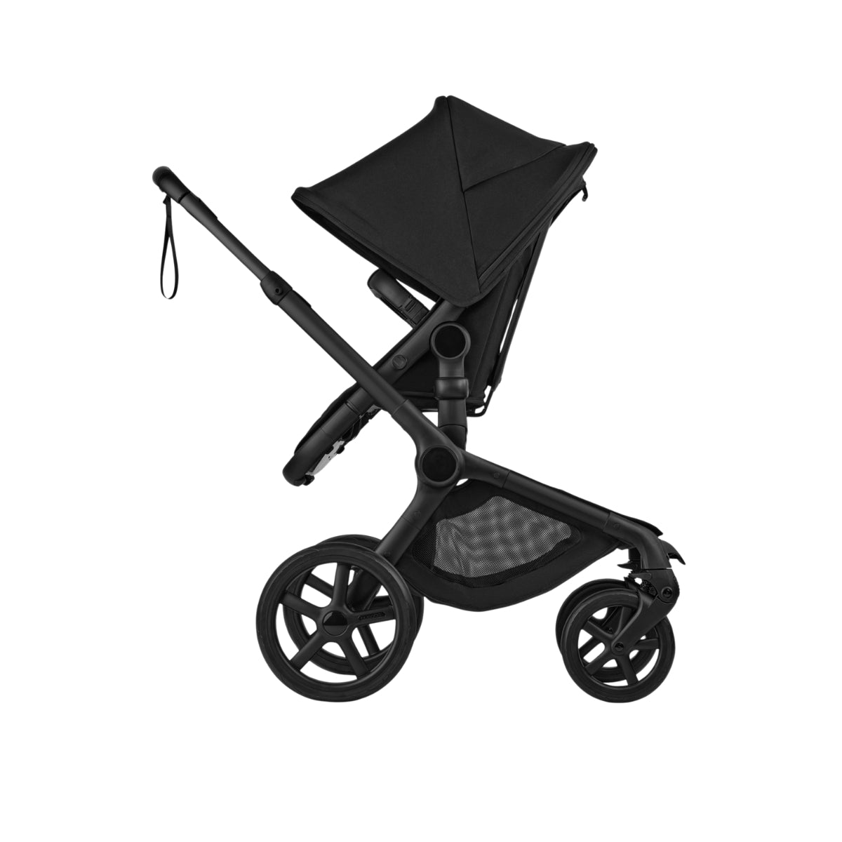 Carrinho de Bebê 2 em 1 Bugaboo Fox 5 Renew - Heritage Black/Estrutura Preta