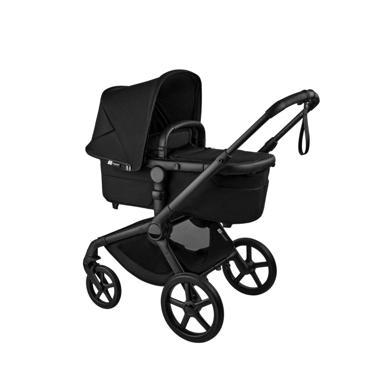 Carrinho de Bebê 2 em 1 Bugaboo Fox 5 Renew - Heritage Black/Estrutura Preta