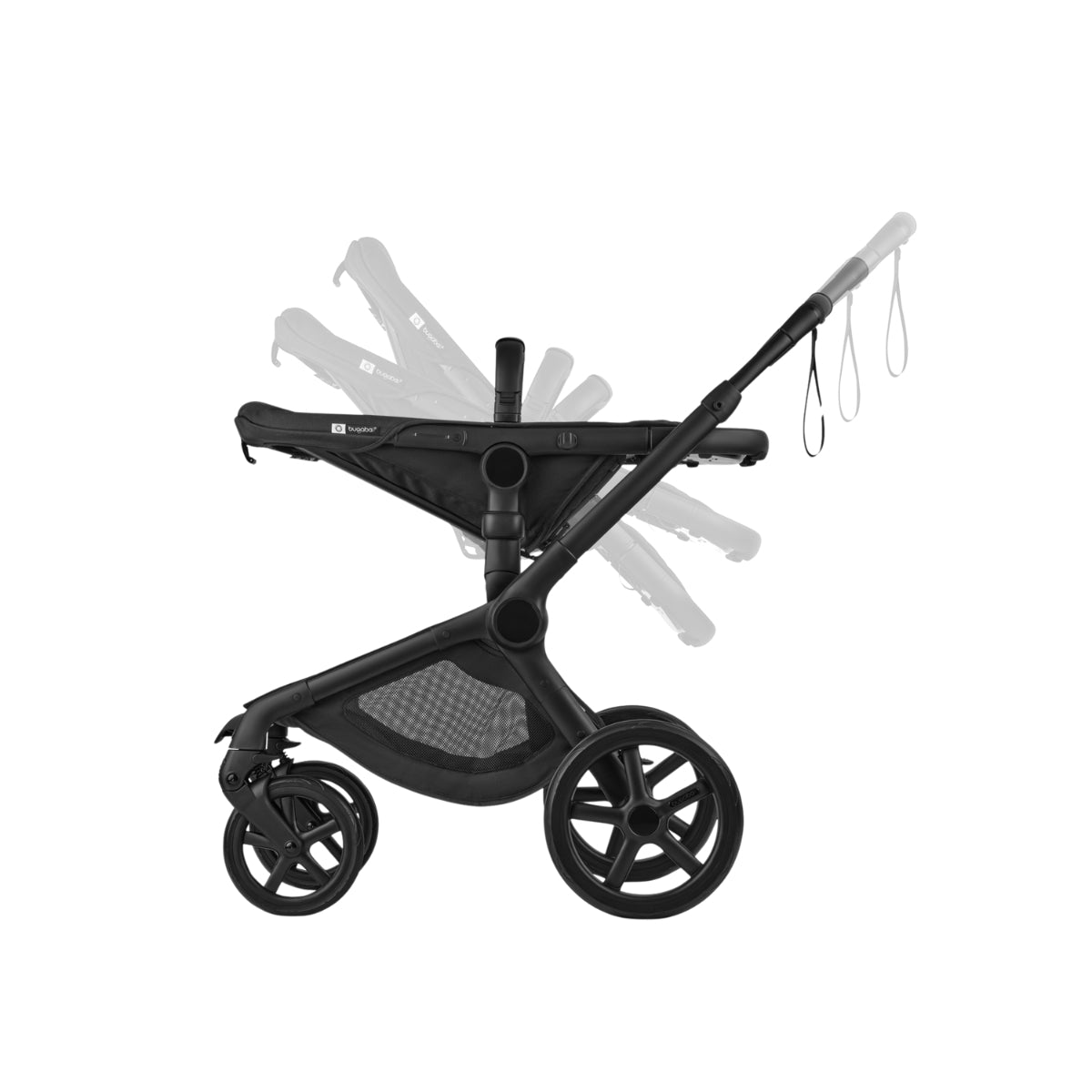 Carrinho de bebê 2 em 1 Bugaboo Fox 5 Renew - Misty White/Black Chassis