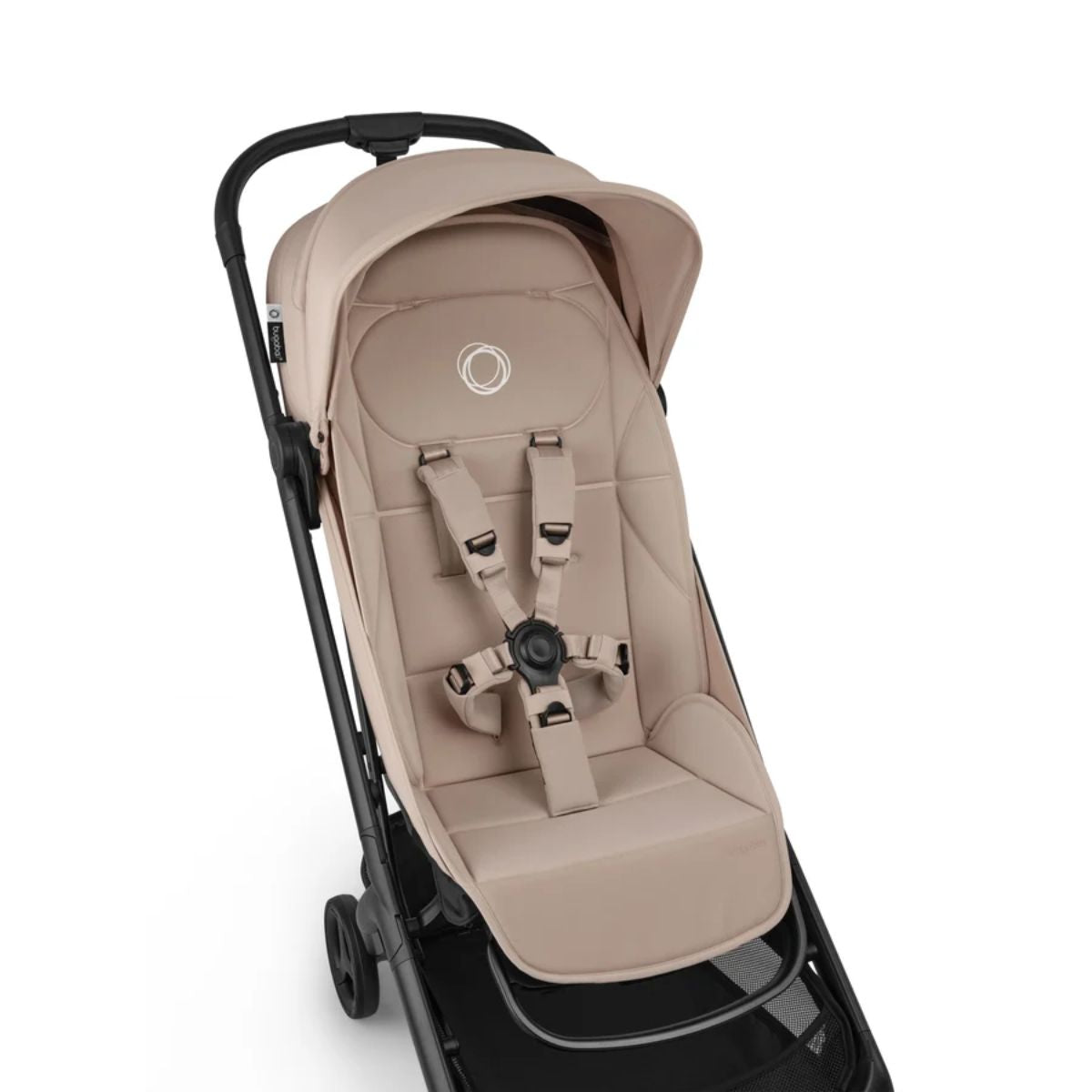 Bugaboo Butterfly 2 Plus Travel Stroller - Black/Desert Taupe on Luna Baby Store Miami