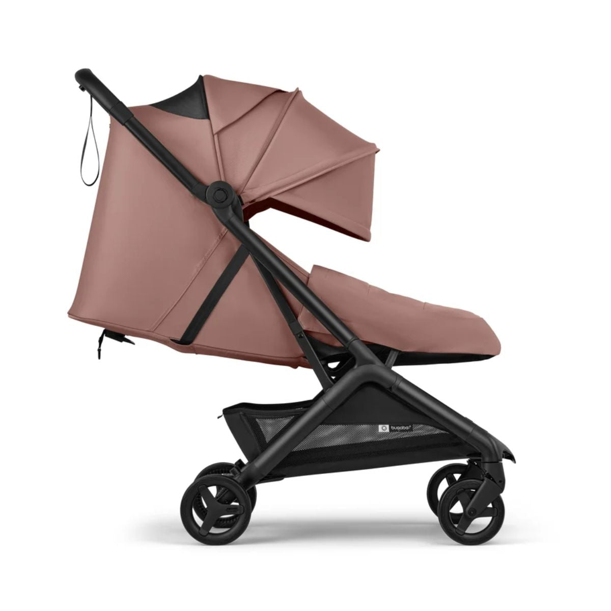 Bugaboo Butterfly 2 Plus Travel Stroller - Black/Dusty Pink on Luna Baby Store Miami