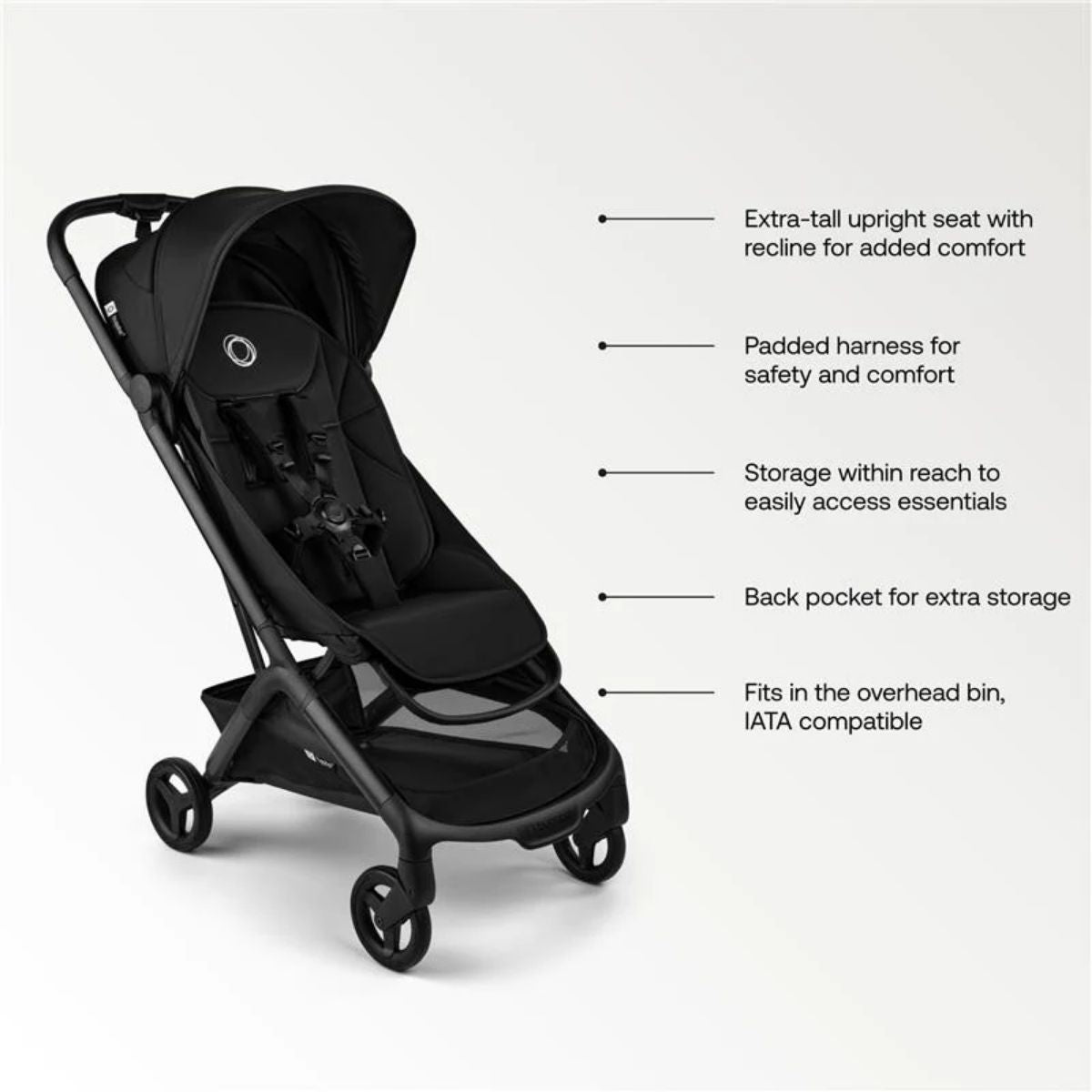 Carrinho de Bebê Bugaboo Butterfly 2 Dusty Pink on Luna Baby Store Miami