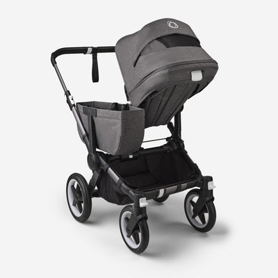 Bugaboo Donkey 5 Mono Bassinet and Seat - All Grey Melange/Graphite Chassis