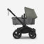 Bugaboo Donkey 5 Mono Bassinet and Seat - Forest Green/Grey Melange/Black Chassis