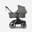 Bugaboo Donkey 5 Mono Bassinet and Seat - Forest Green/Grey Melange/Graphite Chassis
