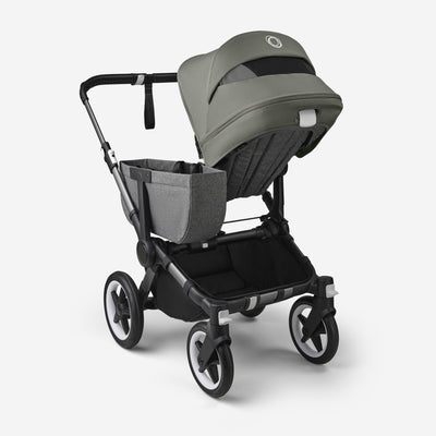 Bugaboo Donkey 5 Mono Bassinet and Seat - Forest Green/Grey Melange/Graphite Chassis