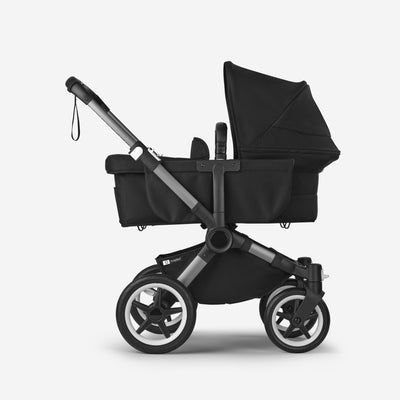 Bugaboo Donkey 5 Mono Bassinet and Seat - Midnight Black/Graphite Chassis