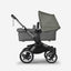 Bugaboo Donkey 5 Twin Bassinet And Stroller -  Forest Green/Graphite Chassis