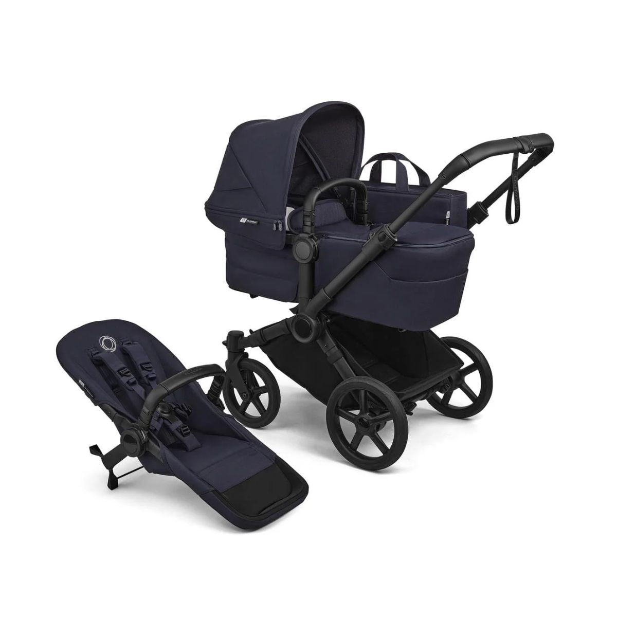 Carrinho de Bebê Bugaboo Donkey 6 Single Complete Deep Indigo

