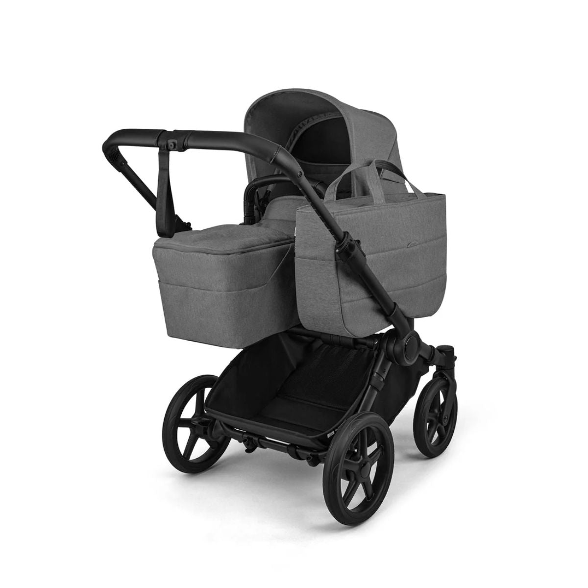 Bugaboo Donkey 6 Complete Single-to-Double Stroller - Black / Moon Grey