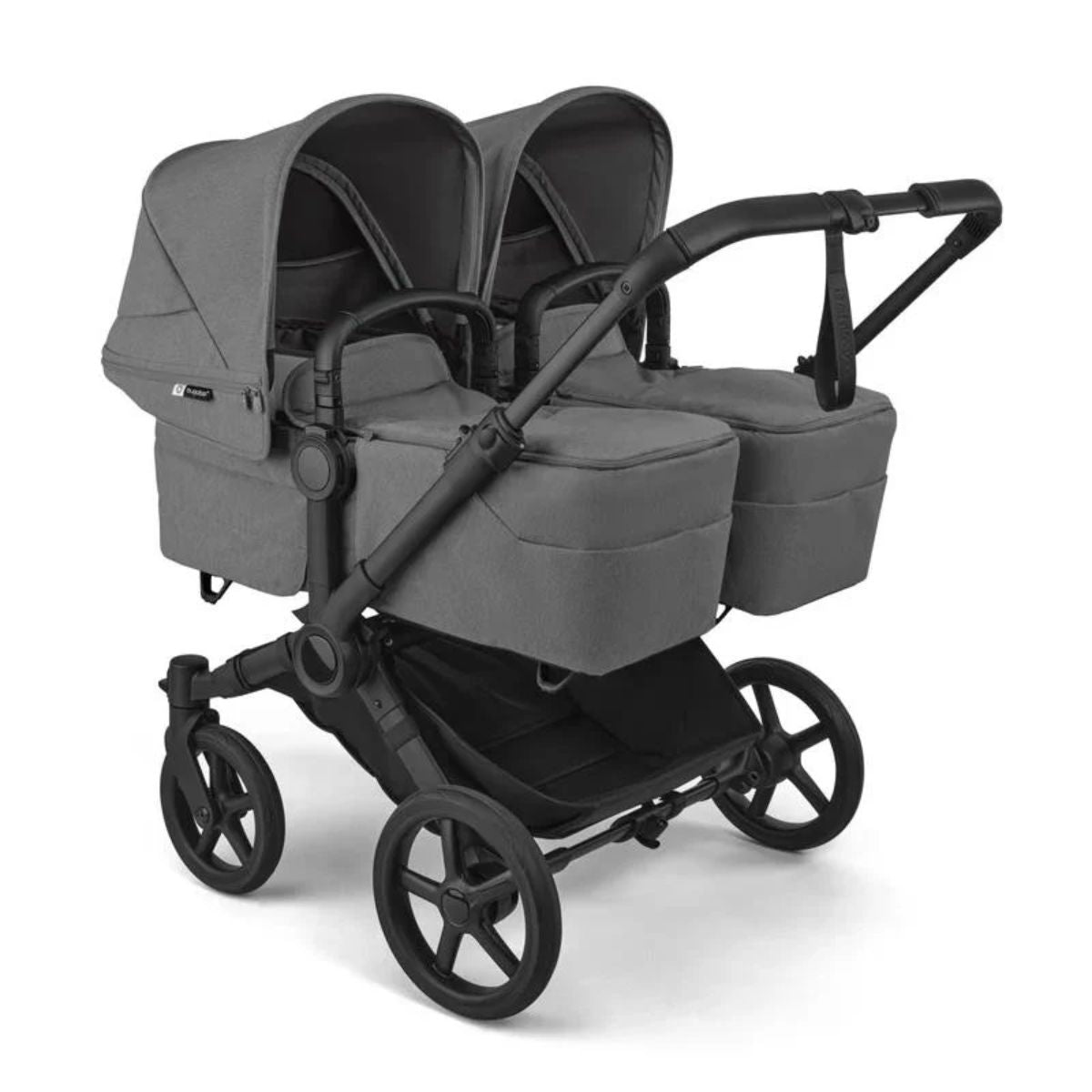 Bugaboo Donkey 6 Complete Single-to-Double Stroller - Black / Moon Grey