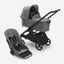 Bugaboo Dragonfly Stroller & Bassinet - All Grey Melange/Frame Black