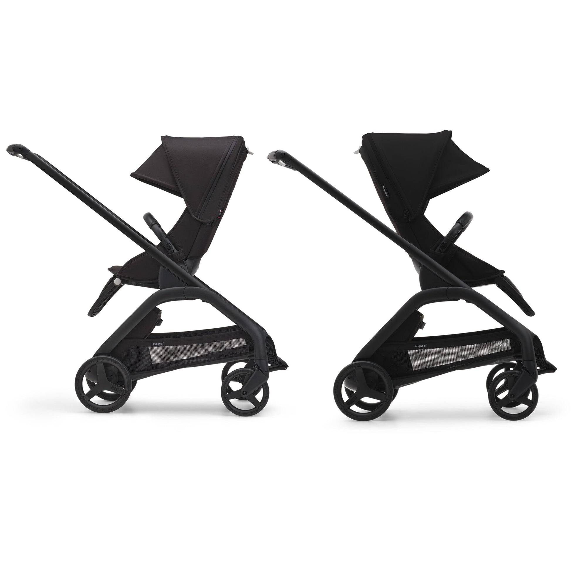 Bugaboo Dragonfly Stroller & Bassinet - All Grey Melange/Frame Black