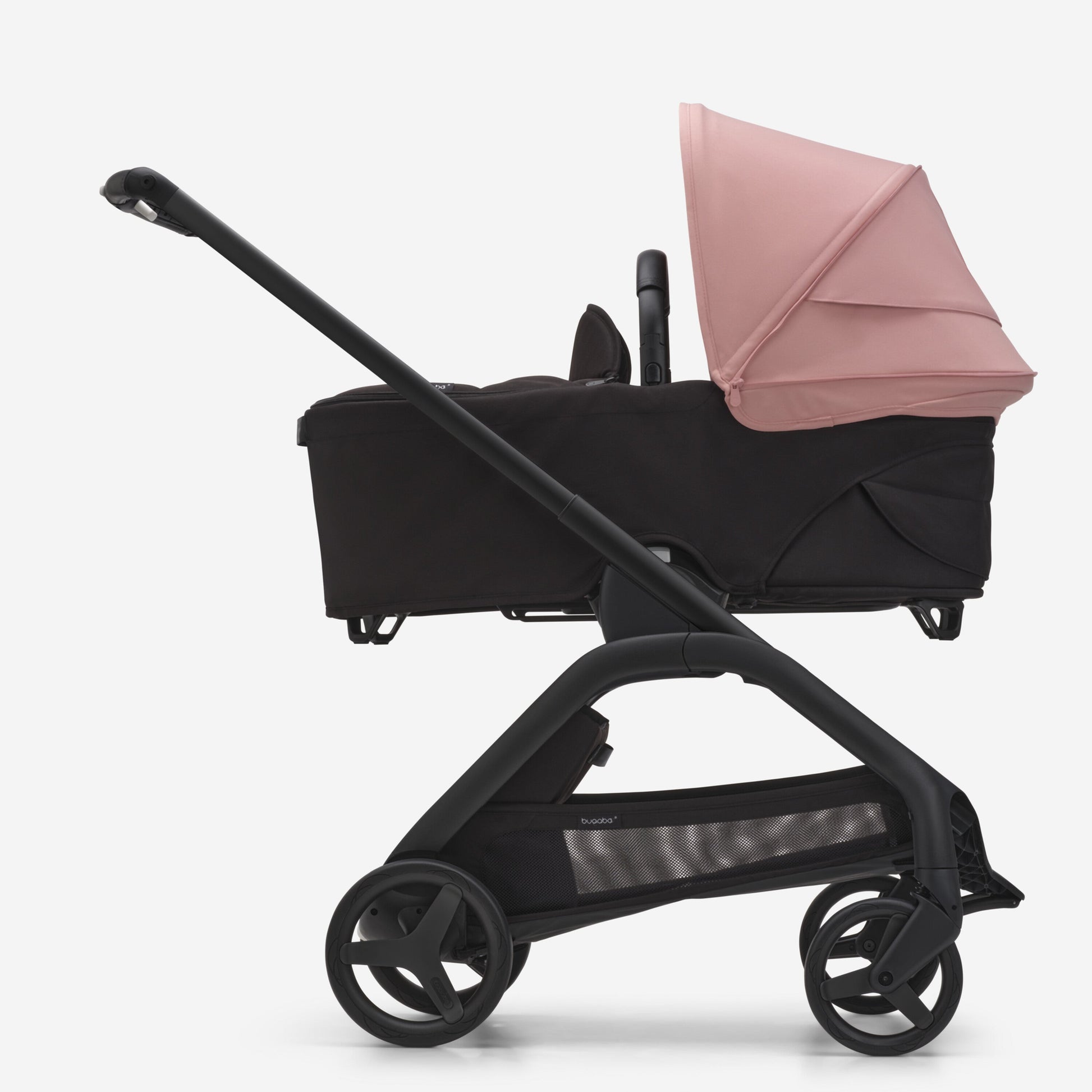 Bugaboo Dragonfly Stroller & Bassinet - Morning Pink/Frame Black