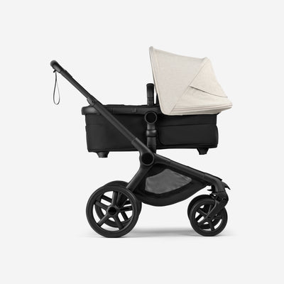 Bugaboo Fox 5 Renew Bassinet And Stroller - Misty White/Black Chassis