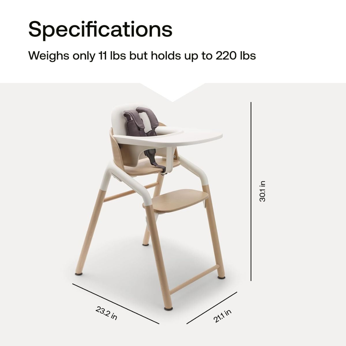 Cadeirinha de Alimentação Bugaboo Giraffe Black