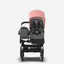 Bugaboo Donkey 5 Mono Bassinet and Seat - Morning Pink/Grey Melange/Graphite Chassis