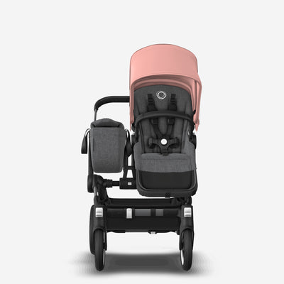 Bugaboo Donkey 5 Mono Bassinet and Seat - Morning Pink/Grey Melange/Graphite Chassis