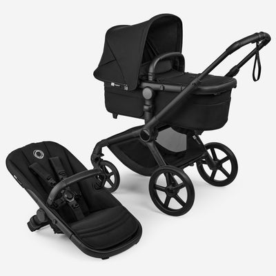 Bugaboo Fox 5 Renew Bassinet And Stroller - Heritage Black/Black Chassis