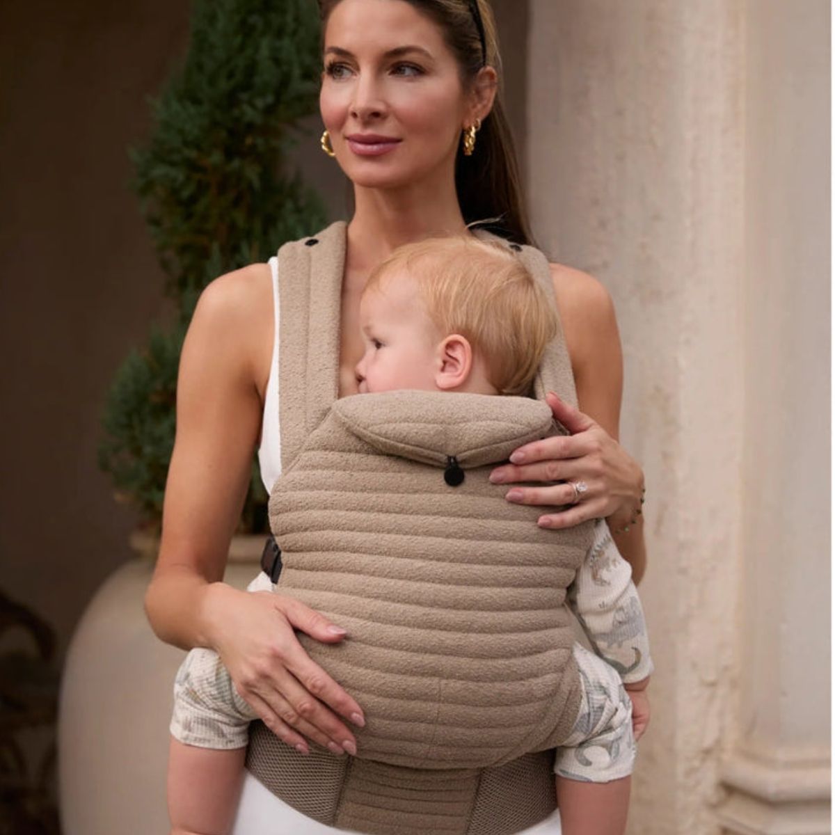 Canguru - The Armadillo Bumpsuit Oyster on Luna Baby Store Miami