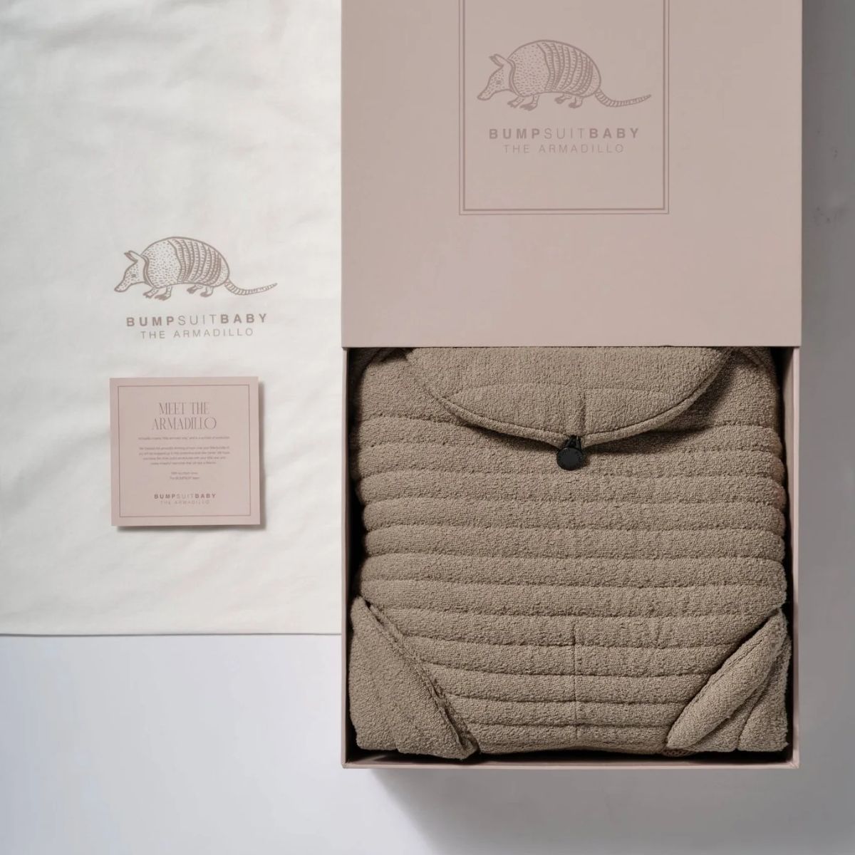 Canguru - The Armadillo Bumpsuit Oyster on Luna Baby Store Miami
