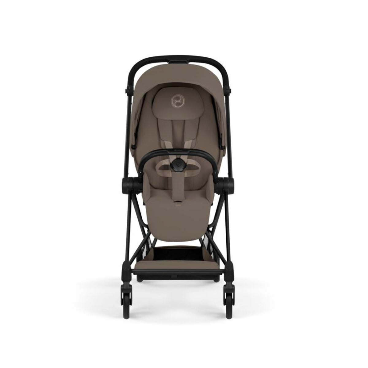 CYBEX Mios Stroller Comfort Collection - Matte Black Frame / Coconut Brown Lux Seat